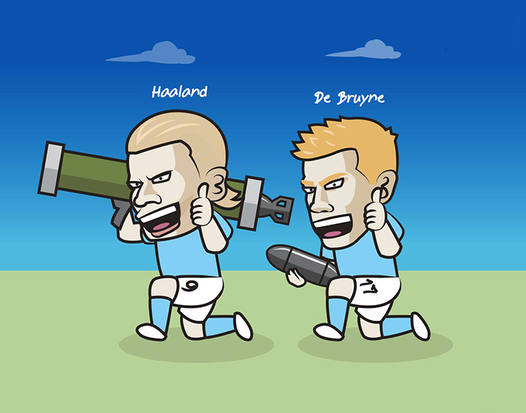 Bộ đôi "hủy diệt" mới của Man City, cơn "ác mộng" của mọi hàng thủ Ngoại hạng Anh.