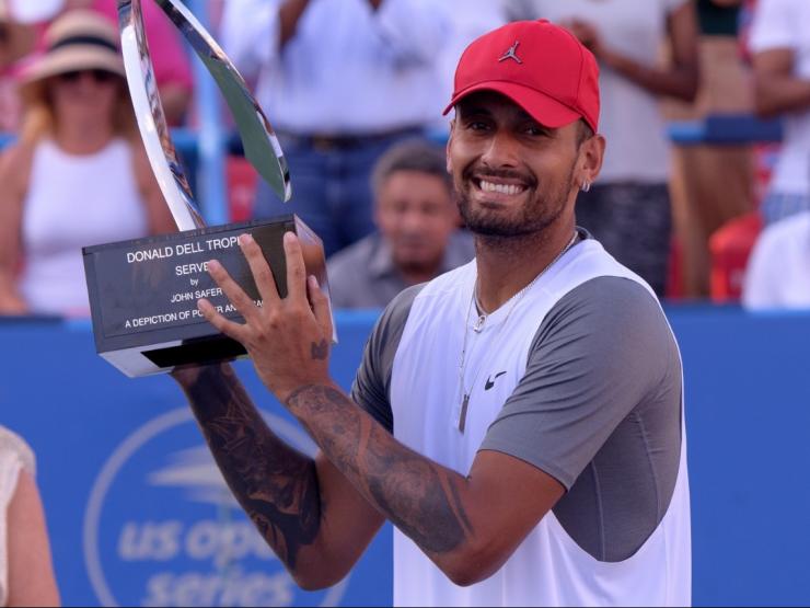 Thể thao - "Trai hư" Kyrgios vô địch Citi Open, chờ tái đấu Medvedev ở Rogers Cup