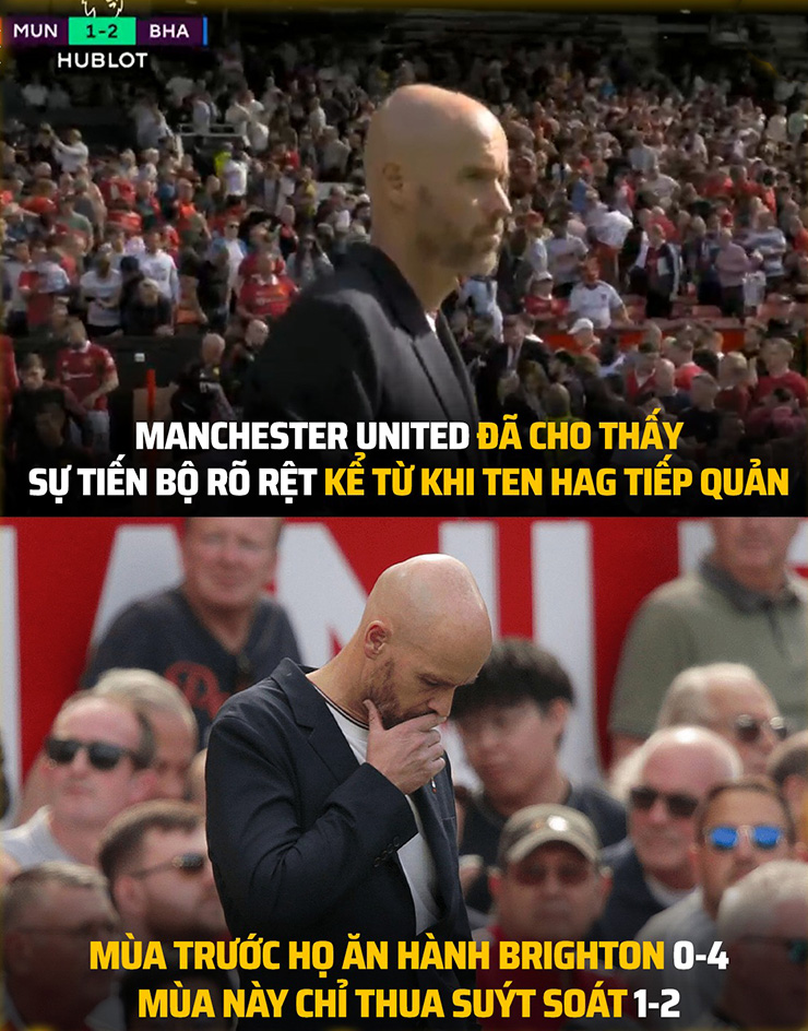 MU mùa này tiến bộ hơn so với mùa trước rồi.