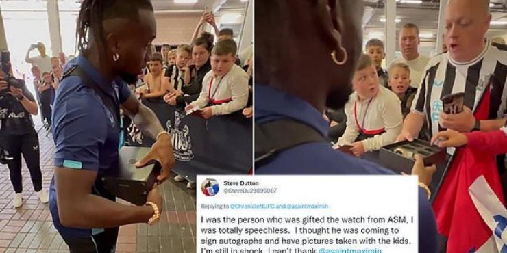 Tin mới nhất bóng đá tối 8/8: SAO Newcastle tặng fan đồng hồ "xịn" sau trận thắng - 1