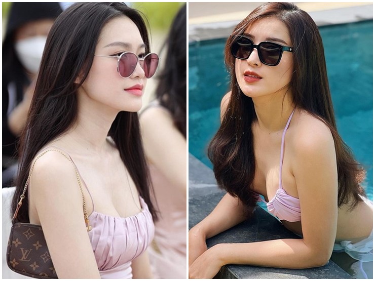 Đời sống Showbiz - Bạn gái hậu vệ quê Thái Bình được "mua" giá 2 triệu USD có điểm chung với Á hậu cùng tên