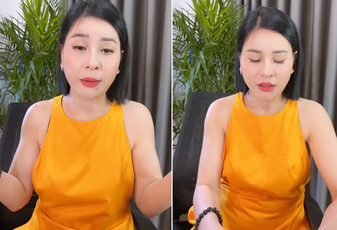 Cát Phượng livestream nói lời xin lỗi vào chiều ngày 9/8