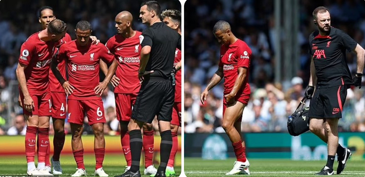Thiago dính chấn thương trận gặp Fulham