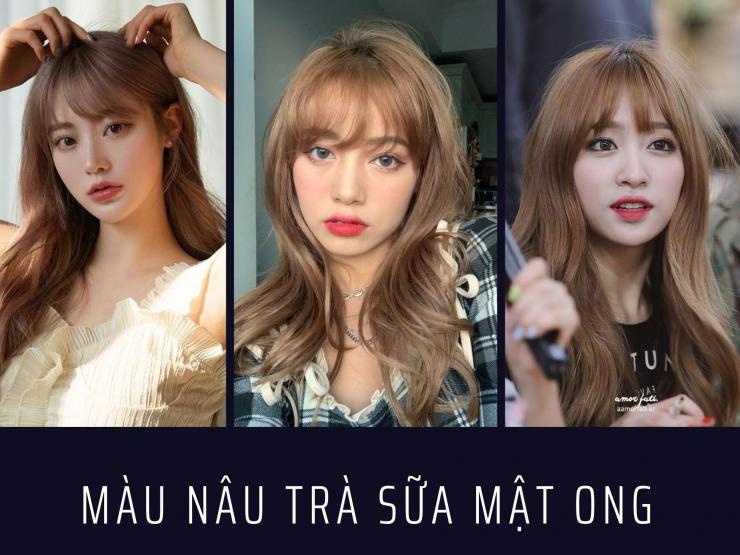 Làm đẹp - Tóc màu nâu trà sữa: Top 20 màu đẹp trẻ trung thời thượng và tôn da