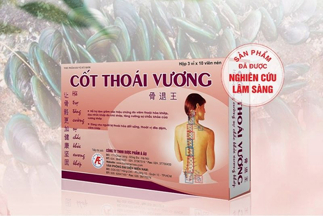 Cốt Thoái Vương đã được nghiên cứu lâm sàng viện Quân đội Trung ương 108, trường Đại học Y Hà Nội
