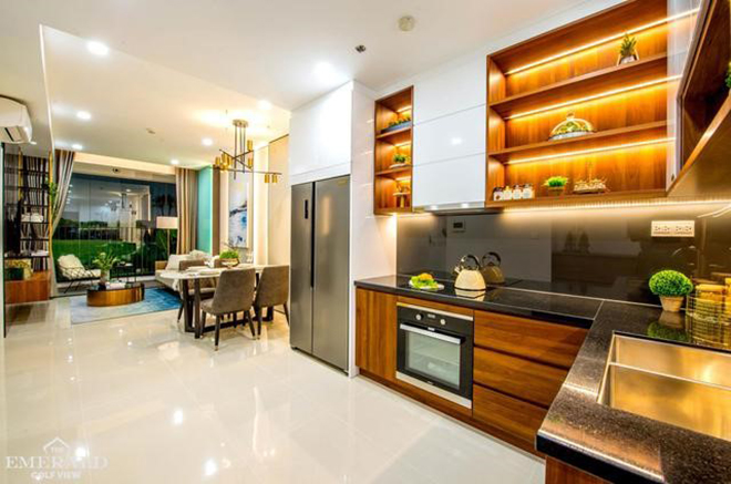 Không gian sống vô cùng sang trọng và tiện nghi chờ đón những cư dân đầu tiên.