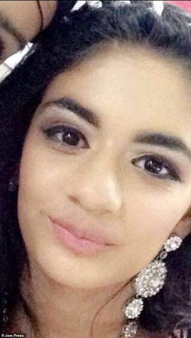 Aleema trước khi vụ tai nạn xảy ra