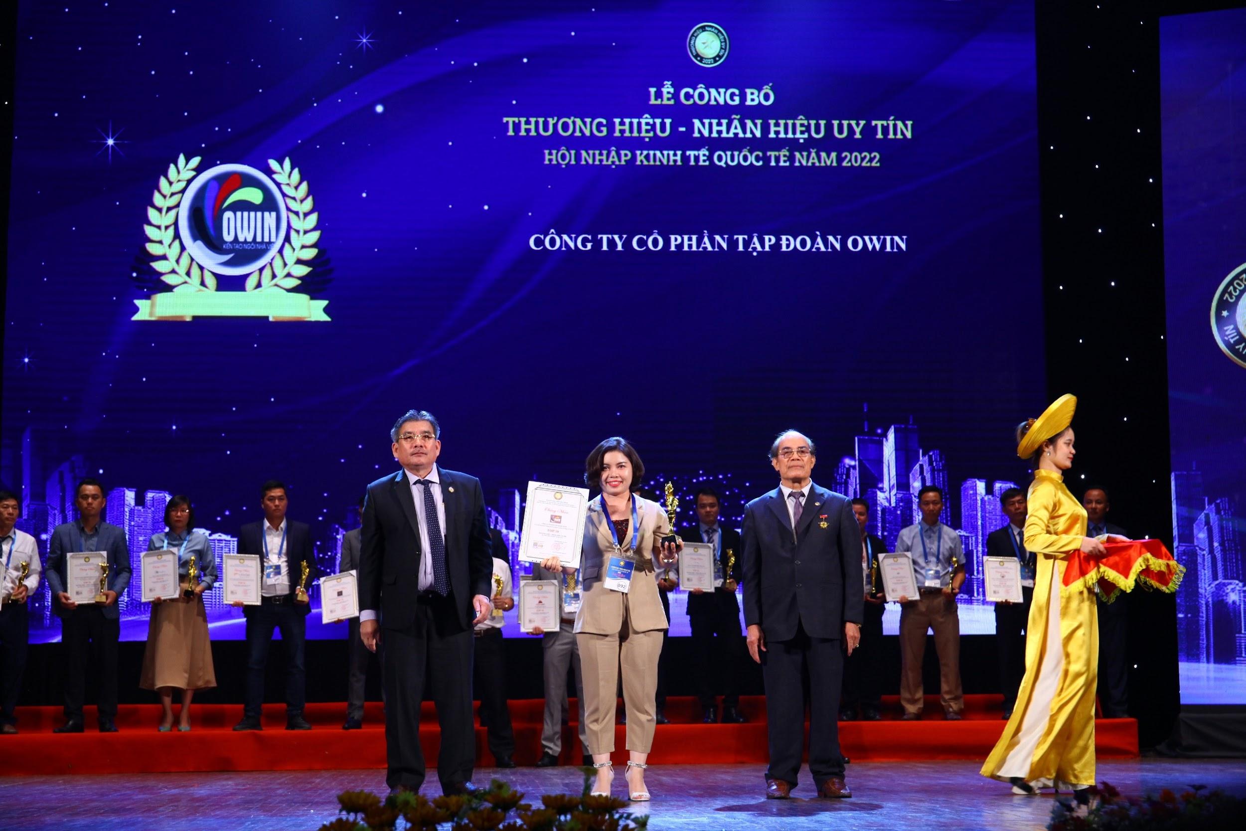 Sơn OWIN lọt top 10 thương hiệu vàng quốc tế 2022 - 1