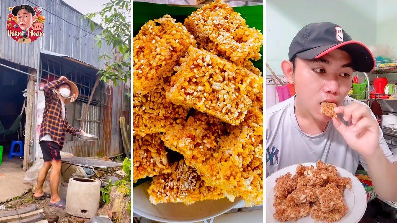 Món cơm nguội ngào đường mà Thiện Nhân tâm đắc (Ảnh: Youtube Thiện Nhân 5272)