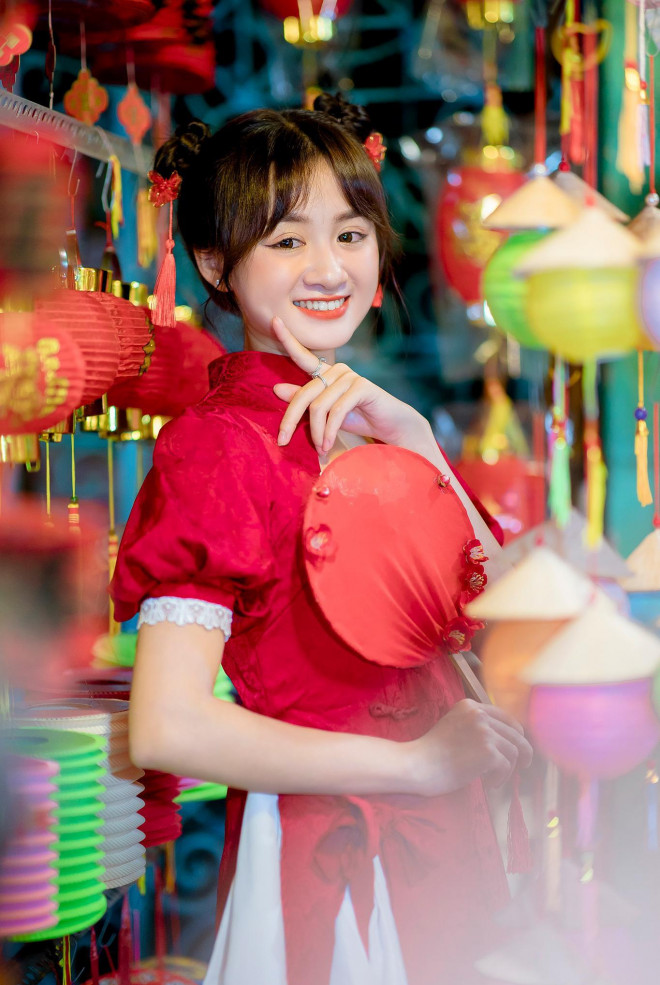 Cô nàng 20 tuổi như được trở về tuổi thơ nhờ bộ ảnh Tết Trung Thu rực rỡ - 4