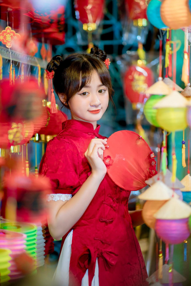 Cô nàng 20 tuổi như được trở về tuổi thơ nhờ bộ ảnh Tết Trung Thu rực rỡ - 6