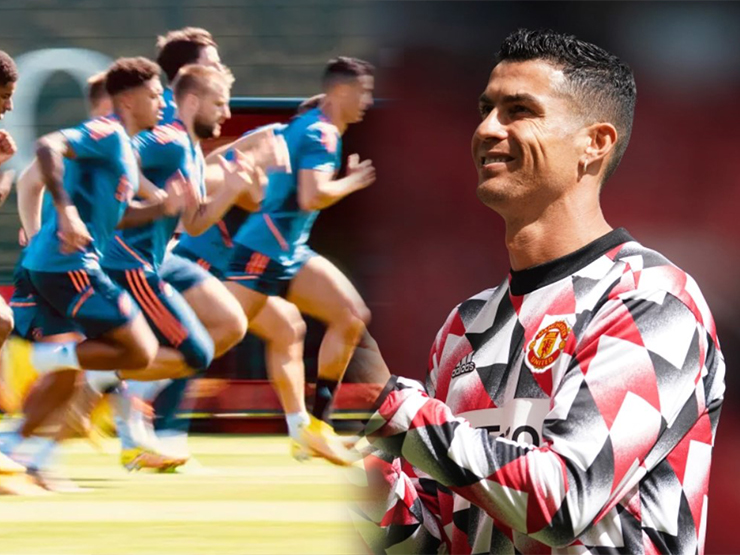 Bóng đá - "Ông già" Ronaldo chạy nhanh nhất MU, sẵn sàng ghi bàn vòng 2 Ngoại hạng Anh