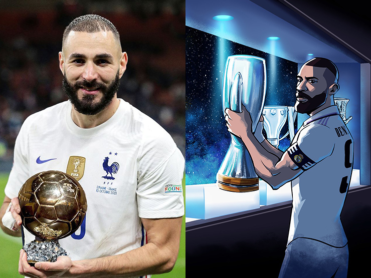Real Madrid giành siêu cúp châu Âu, bóng vàng tới tay Benzema.
