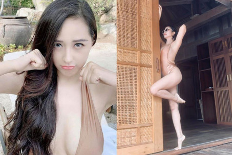 Mai Phương Thúy mặc áo tắm màu nude khiến người nhìn lúng túng, "chịu thua" người đẹp này?