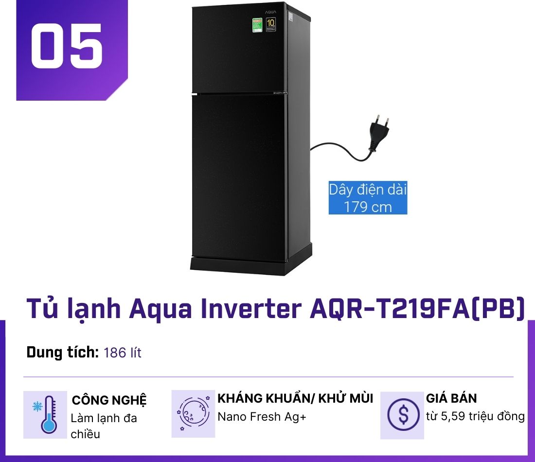 5 tủ lạnh Inverter “hot” nhất tháng 8, chỉ từ 5,19 triệu đồng - 6