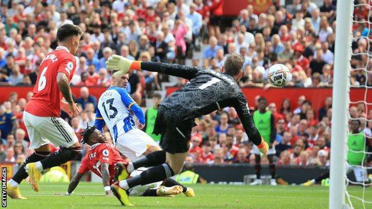 MU thua bẽ mặt Brighton &amp; Hove Albion 1-2 ngay trận ra quân ở giải Ngoại hạng Anh mùa này