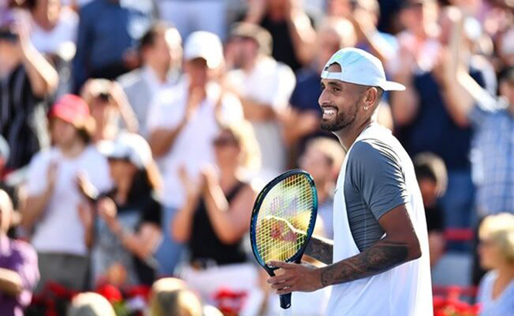 Kyrgios xuất sắc hạ gục hạt giống số 1 Medvedev tại&nbsp;vòng 2 Roger Cup