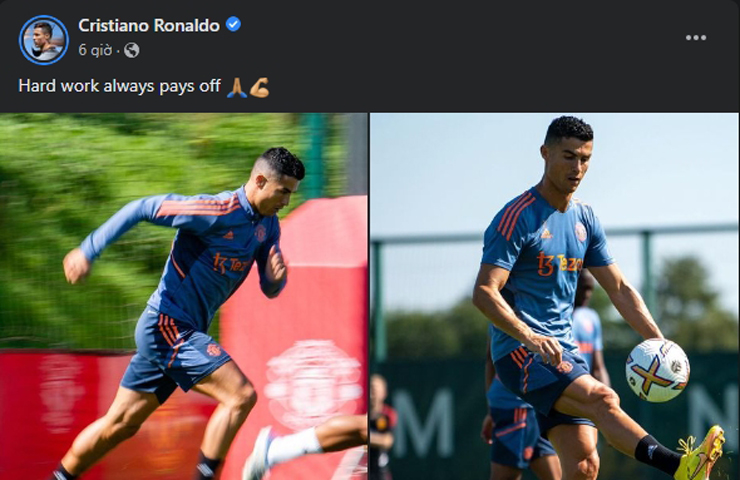 Ronaldo gửi thông điệp ẩn ý muốn tìm lại suất đá chính tại MU