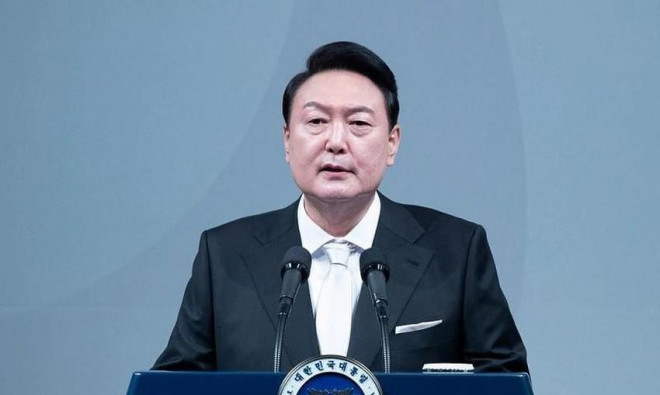 Tổng thống Hàn Quốc Yoon Suk-yeol. Ảnh: YONHAP