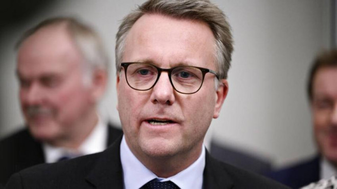Bộ trưởng Quốc phòng Đan Mạch Morten Bodskov. Ảnh: RITZAU SCANPIX