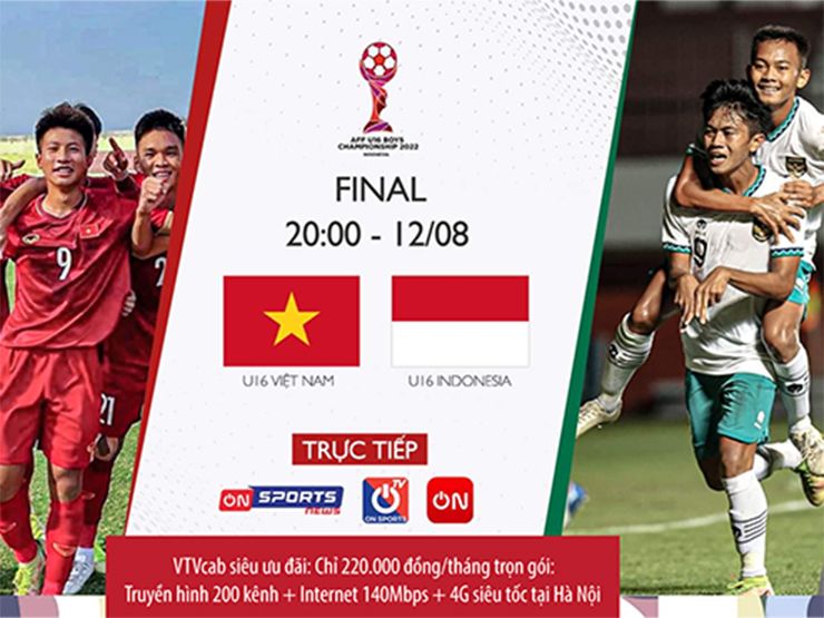 Bóng đá - Nóng bỏng U16 Việt Nam tái đấu U16 Indonesia trận chung kết U16 Đông Nam Á