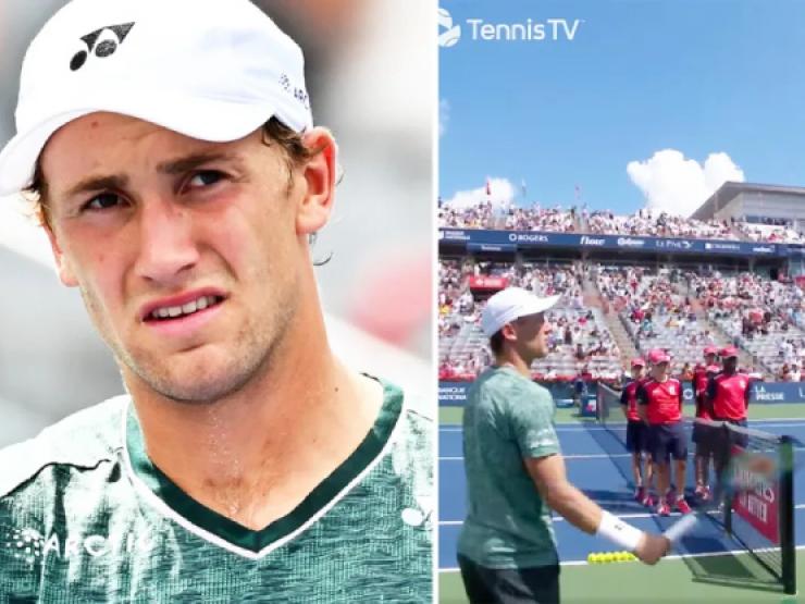 Thể thao - Tay vợt Ruud bị phạt vì "không đi vệ sinh", Monfils gặp sự cố đáng sợ