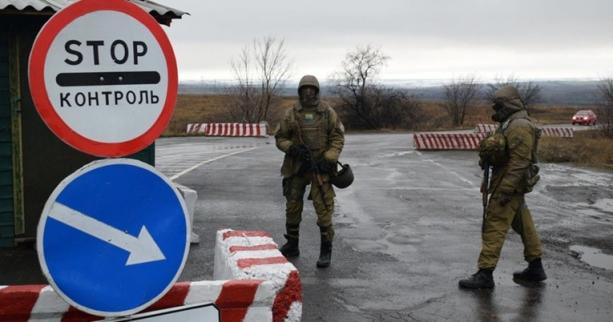Một chốt kiểm soát của quân đội Ukraine ở Donetsk (ảnh: Pravda)