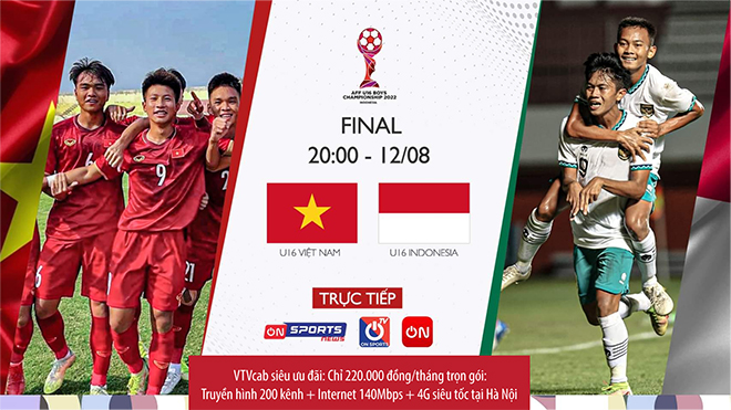 Nóng bỏng U16 Việt Nam tái đấu U16 Indonesia trận chung kết U16 Đông Nam Á - 1