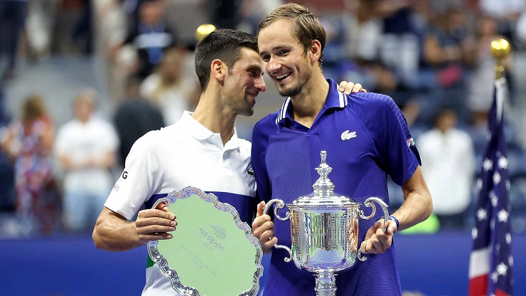 Medvedev đánh bại Djokovic trong trận chung kết US Open 2021