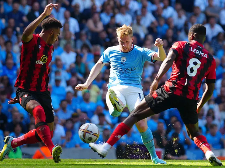 Bóng đá - Kết quả bóng đá Man City - Bournemouth: Đỉnh cao De Bruyne, mãn nhãn 4 bàn (Vòng 2 Ngoại hạng Anh)