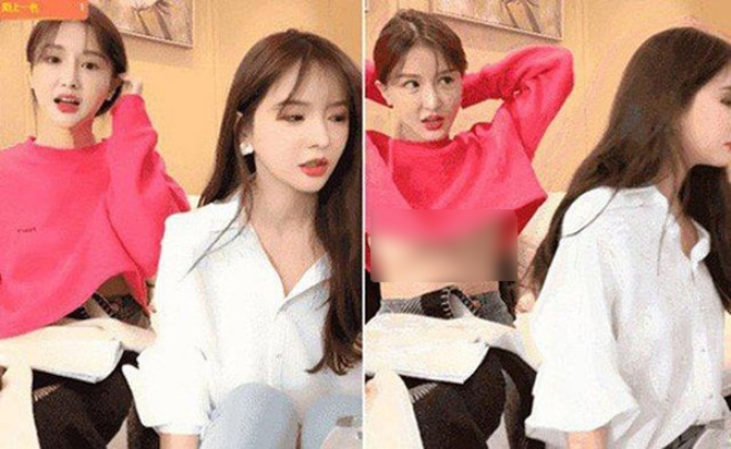Streamer người Trung Quốc diện áo croptop tôn dáng. Khi đưa tay lên buộc tóc cô đã gặp sự cố trang phục. Bên cạnh người đồng cảm, có người cho rằng đây là chiêu trò để người đẹp thu hút thêm người xem livestream bán hàng của cô.