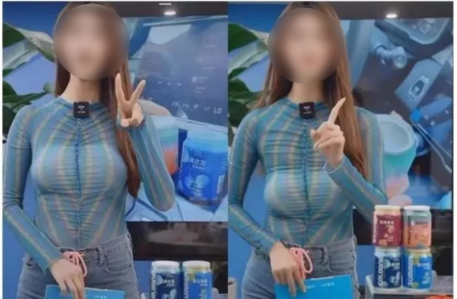 Các trang tin Trung Quốc đề cập đến trường hợp&nbsp;một cô gái bán hàng online gặp sự cố với áo ngực dáng quây. Người đẹp không biết mình rơi vào tình huống kém xuyên nên vẫn tự nhiên livestream. Sau đó nhiều người xem đã bình luận nhắc nhở.