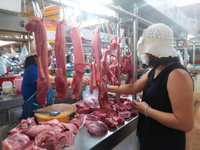 Thịt lợn tại chợ giá giảm nhẹ