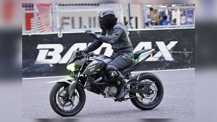 Lộ diện mẫu mô tô Kawasaki chạy bằng điện nhìn cực chất - 3