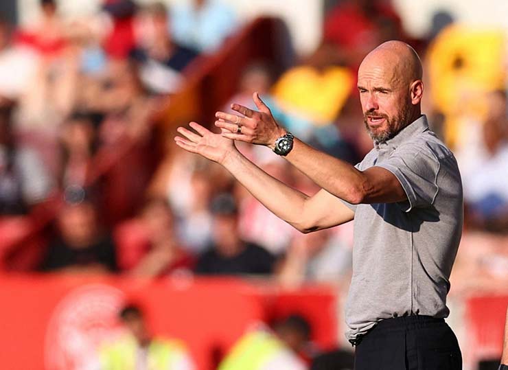 Ten Hag tỏ ra rất tức giận về thái độ của các học trò sau trận thua Brentford