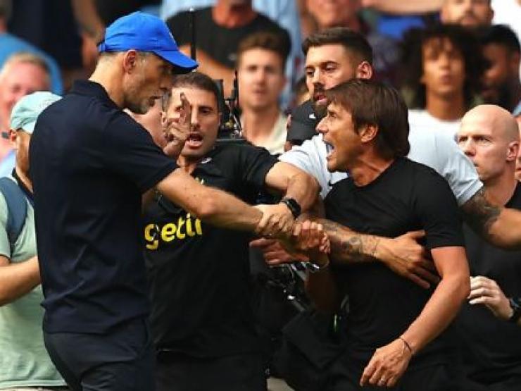 Bóng đá - Tuchel và Conte nhận thẻ đỏ vì nổi cơn điên, nói gì về vụ xô xát và trọng tài?