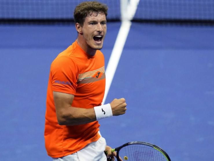 Thể thao - Clip nóng tennis: Pha cứu bóng "điên rồ" giúp Busta giật cúp Masters 1000