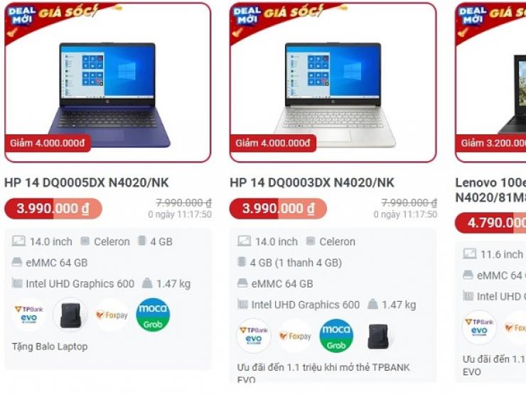 Thị trường - Tiêu dùng - Bất ngờ laptop “đập hộp” giảm giá “sốc” chỉ còn 3,9 triệu đồng/sản phẩm, có nên mua không?