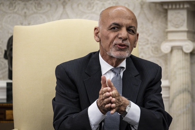 Cựu Tổng thống Afghanistan Ashraf Ghani rời khỏi Kabul vào ngày 15/8/2021.