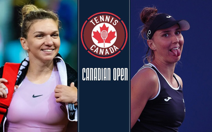 Simona Halep (trái) và Beatriz Haddad Maia tạo nên trận chung kết hấp dẫn tại Rogers Cup năm nay&nbsp;