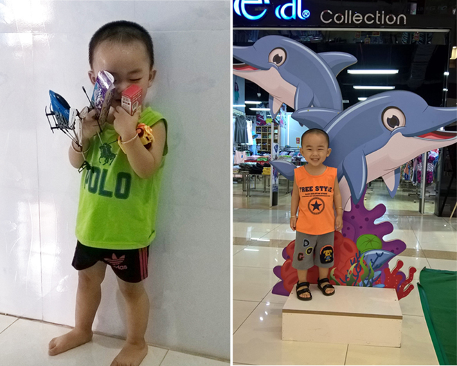 Bánh Mì lúc 4 tuổi người nhỏ và thấp