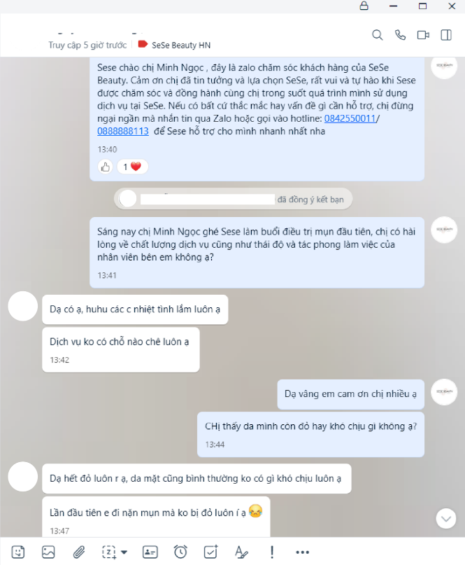 Sese Beauty: Trị mụn quốc dân - Điều trị mụn với giá 0 đồng, chương trình giá trị từ tâm - 2