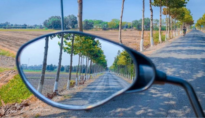 Cảnh đẹp quê hương Vĩnh Hưng luôn được Kiệt thể hiện qua niềm đam mê của mình. Ảnh: Tuấn Kiệt