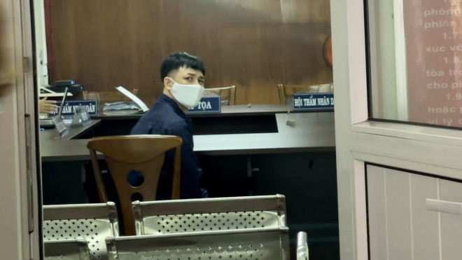 Bị cáo Lê Minh Hào tại phiên xét xử.