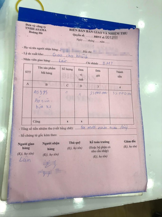 Cửa hàng ASAMA có bảng giá niêm yết nhưng bán không đúng giá