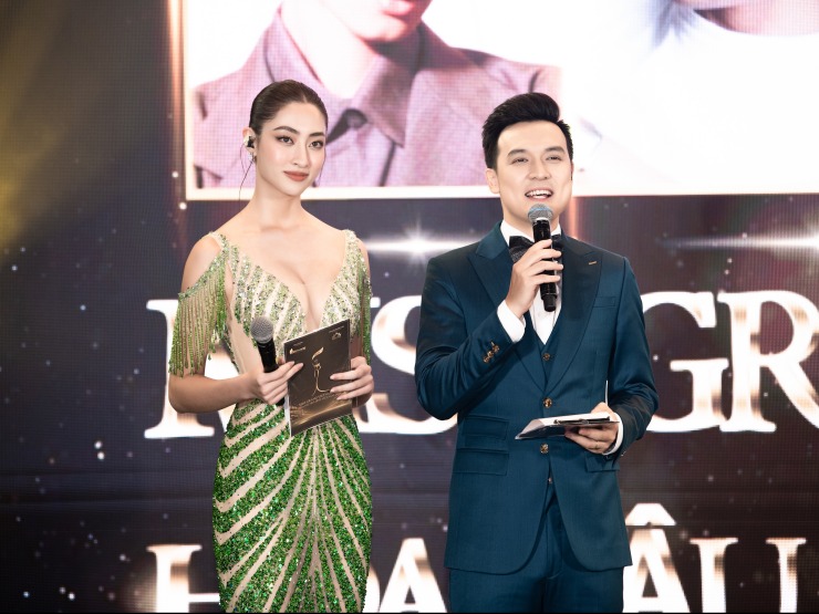 Thời trang - Hoa hậu Lương Thuỳ Linh lộng lẫy làm MC công bố lịch thi Miss Grand Việt Nam