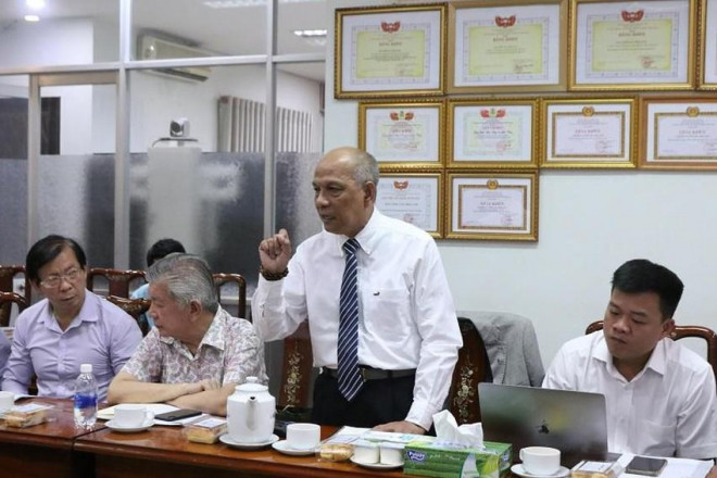 Ông Peter Hồng trăn trở việc làm sao để thu hút, tập hợp được trí tuệ người Việt Nam ở nước ngoài. Ảnh: THANH TUYỀN