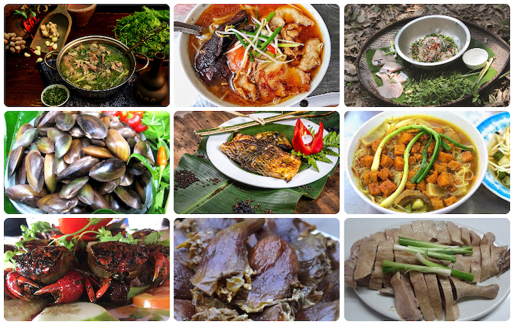 Một số món ăn mới lạ, hấp dẫn mang đậm nét tinh hoa của ẩm thực vùng miền trong Top 100 món ăn đặc sản Việt Nam (2021 -&nbsp;2022).