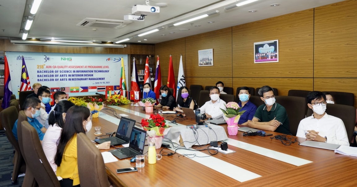 HSU thực hiện quá trình đánh giá AUN-QA vào tháng 6/2021.