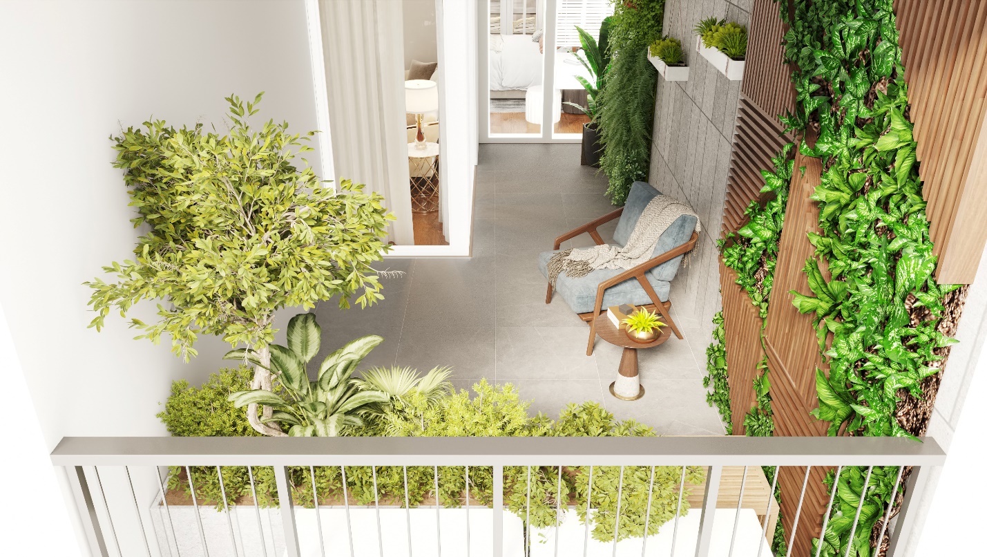 Căn hộ Lotus 2 gây ấn tượng với kiến trúc xanh chuẩn Singapore